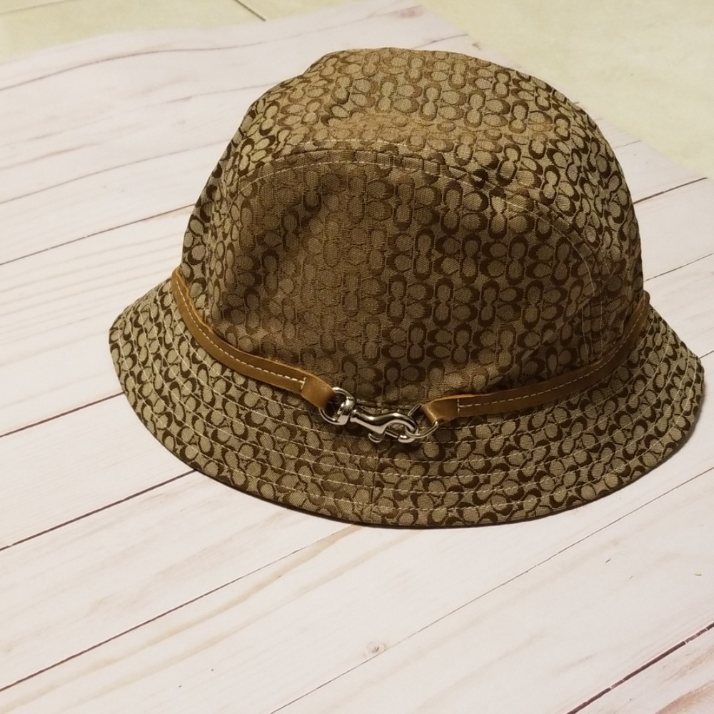 Coach Hat Brown bucket - Picture 2 of 6